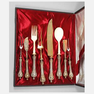 Vorlegebesteck Historismus im Kasten