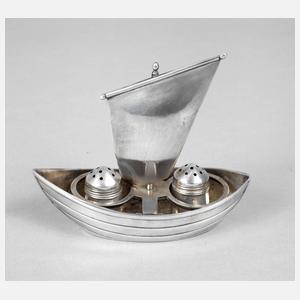 Menage Christofle mit Salz- und Pfefferstreuer