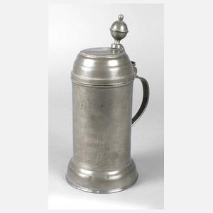 Sächsischer Zinn-Walzenkrug