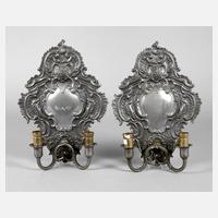 Paar Wandblaker Zinn111