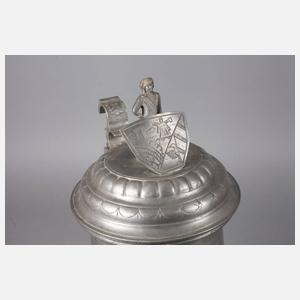 Große Schleifkanne Zinn