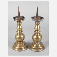 Paar barocke Messingleuchter111