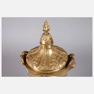 Klassizistische Bronzevase