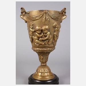 Klassizistische Bronzevase