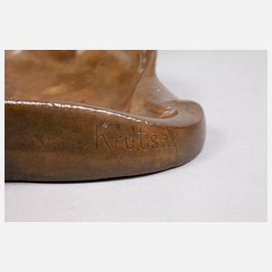 Krutsay, figürliche Visitenkartenschale