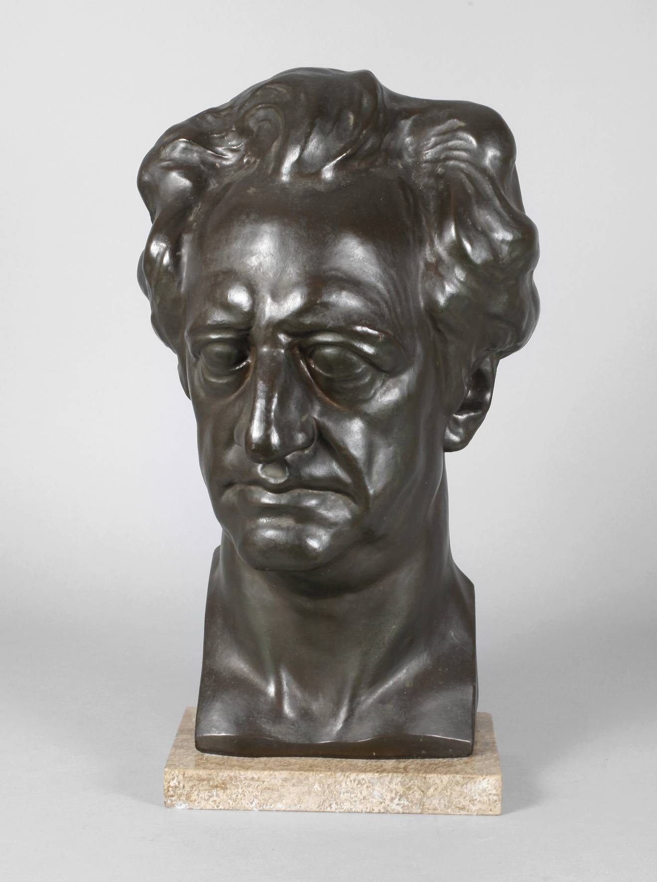 Überlebensgroße Büste Goethe