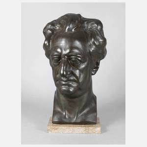 Überlebensgroße Büste Goethe