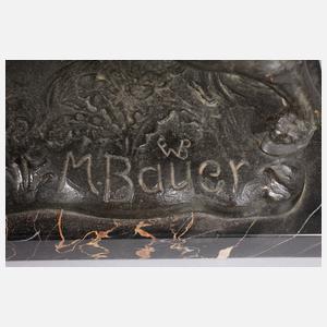 M. Bauer, Bisons im Kampf