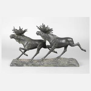 Franz Iffland, Tierplastik Elche