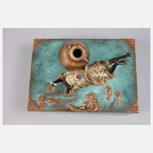 Wiener Bronze rauchender Orientale