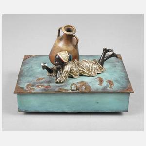 Wiener Bronze rauchender Orientale