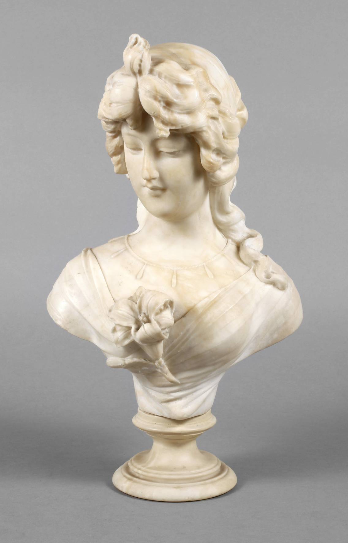 Adolfo Cipriani, Mädchenbüste Jugendstil