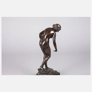 Ludwig Eisenberger, weiblicher Akt mit Muschelschale