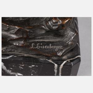 Ludwig Eisenberger, weiblicher Akt mit Muschelschale