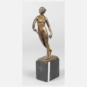 Otto Schmidt-Hofer, weiblicher Akt mit Gerte