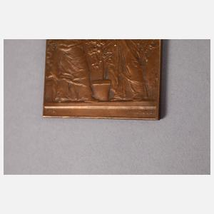 Jean Baptiste Daniel Dupuis, kleine Jugendstilplakette