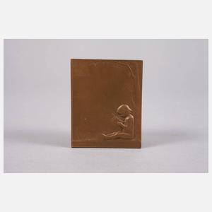 Jean Baptiste Daniel Dupuis, kleine Jugendstilplakette