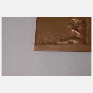 Jean Baptiste Daniel Dupuis, kleine Jugendstilplakette