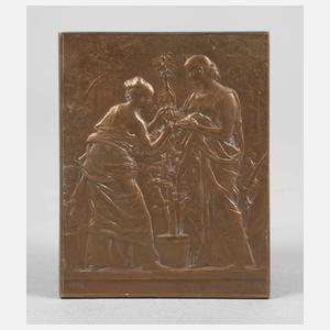 Jean Baptiste Daniel Dupuis, kleine Jugendstilplakette