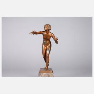 Ernst Gustav Jaeger, Mädchen mit Kugel