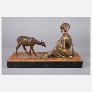 Armand Godard, Mädchen mit Reh