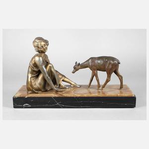 Armand Godard, Mädchen mit Reh