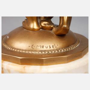 Edmund Meusel, Putto auf Bär