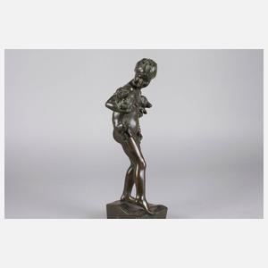 Peter Stammen, Mädchen mit Welpen