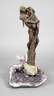 Vidal, moderne Skulptur auf Amethystgeode