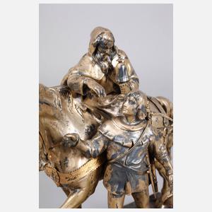 Moderne Bronze Athlet