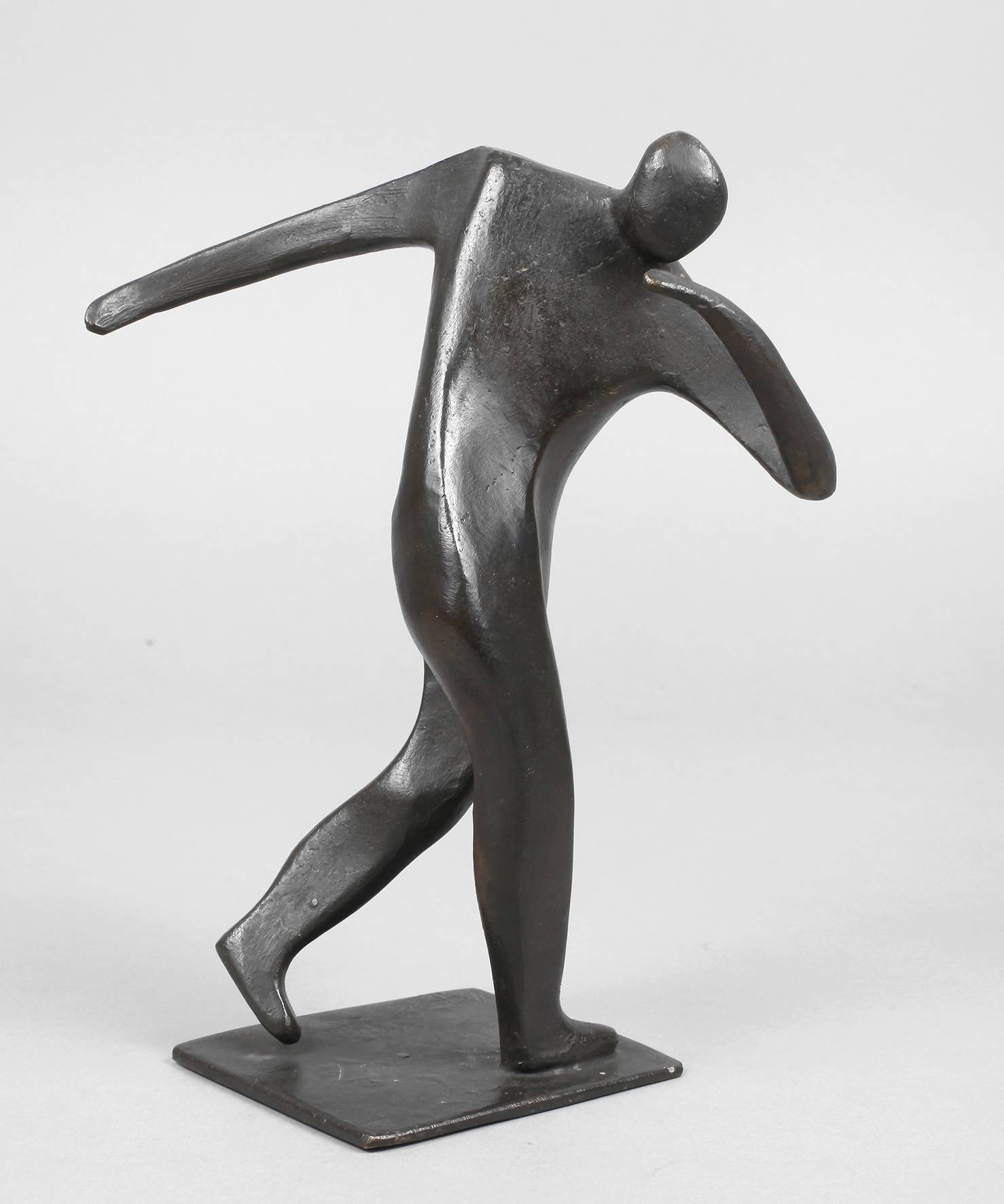 Moderne Bronze Athlet