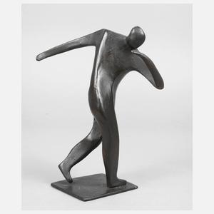 Moderne Bronze Athlet