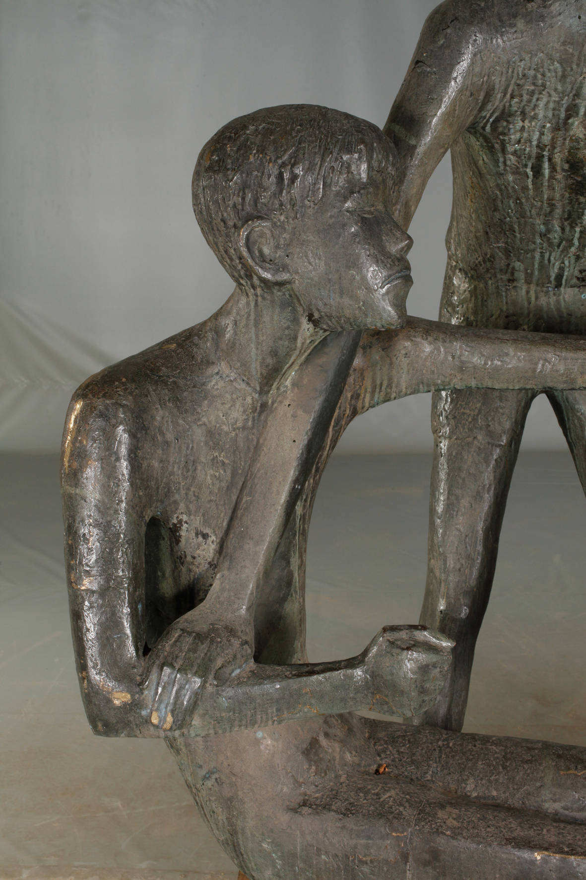 Monogrammist KH,  überlebensgroße Bronzegruppe