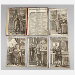 Sieben sächsische Herrscherportraits 18. Jh.