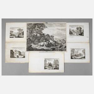 Johann Georg Hertel, bukolische Landschaft