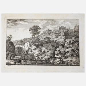 Salomon Gessner, arkadische Landschaft