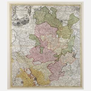 Johann Baptist Homann, Karte des westfälischen Kreises