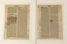 Zwei Buchseiten, Frühdrucke um 1520