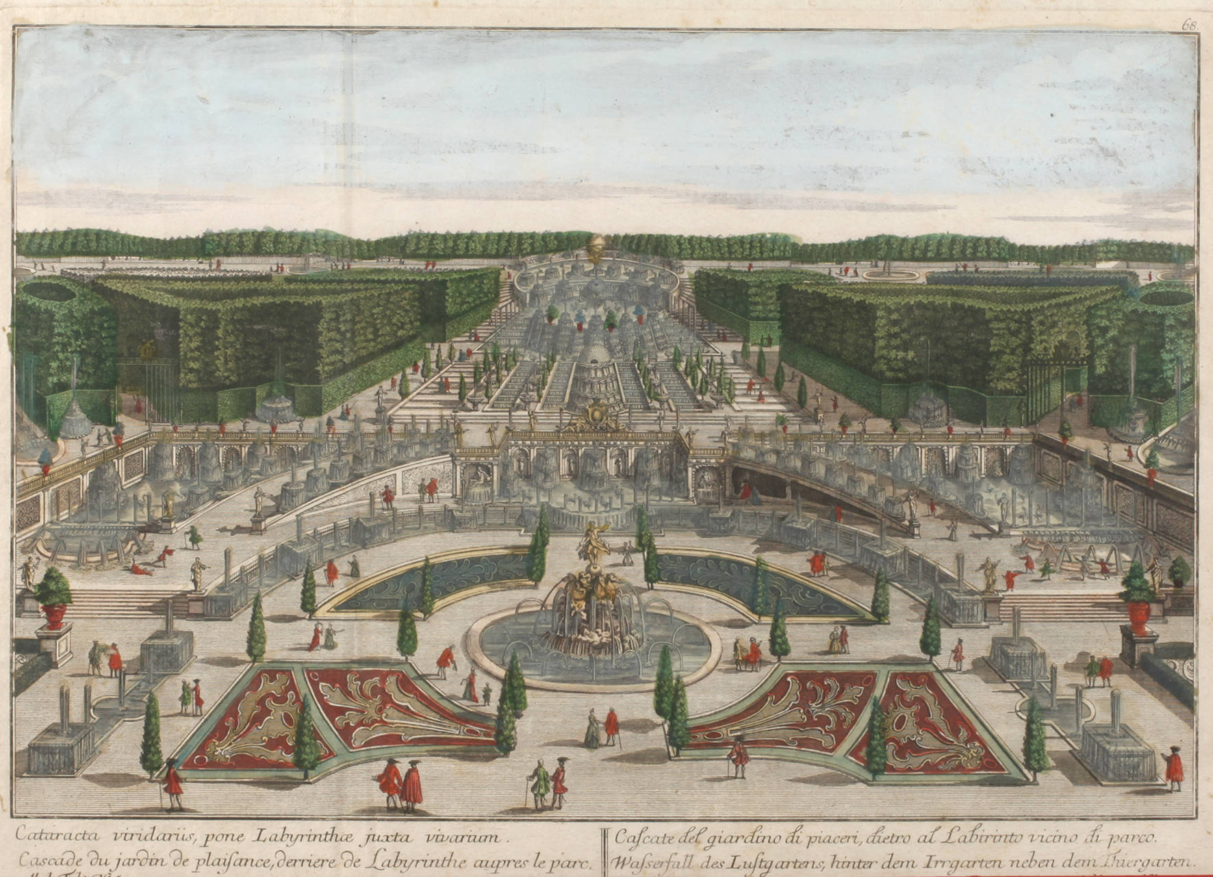 Georg Balthasar Probst, französischer Lustgarten