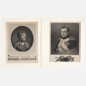 Zwei Portraits Napoleon