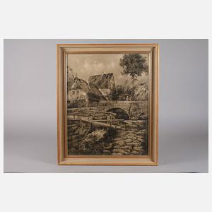 Sommerliche Dorfansicht