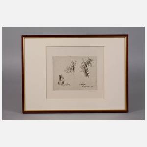 Prof. Friedrich Kallmorgen, ”Apfelernte”