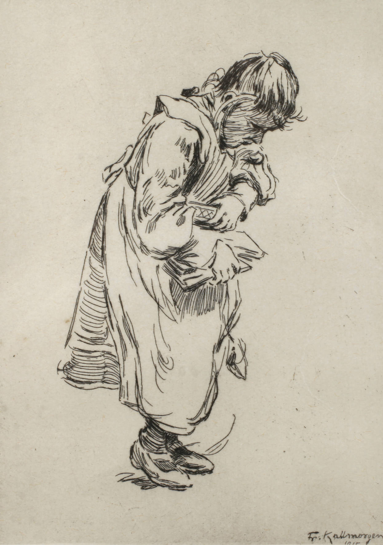 Prof. Friedrich Kallmorgen, Mädchenportrait