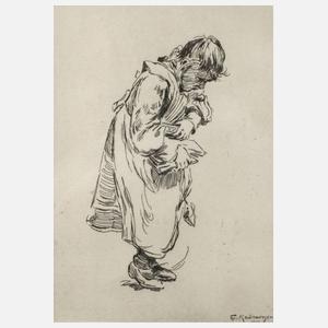 Prof. Friedrich Kallmorgen, Mädchenportrait