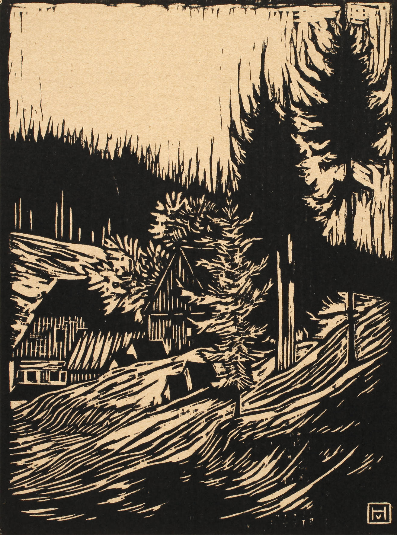 Hans Venter, Dorfidylle im Erzgebirge