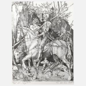 ”Ritter, Tod und Teufel” nach Dürer