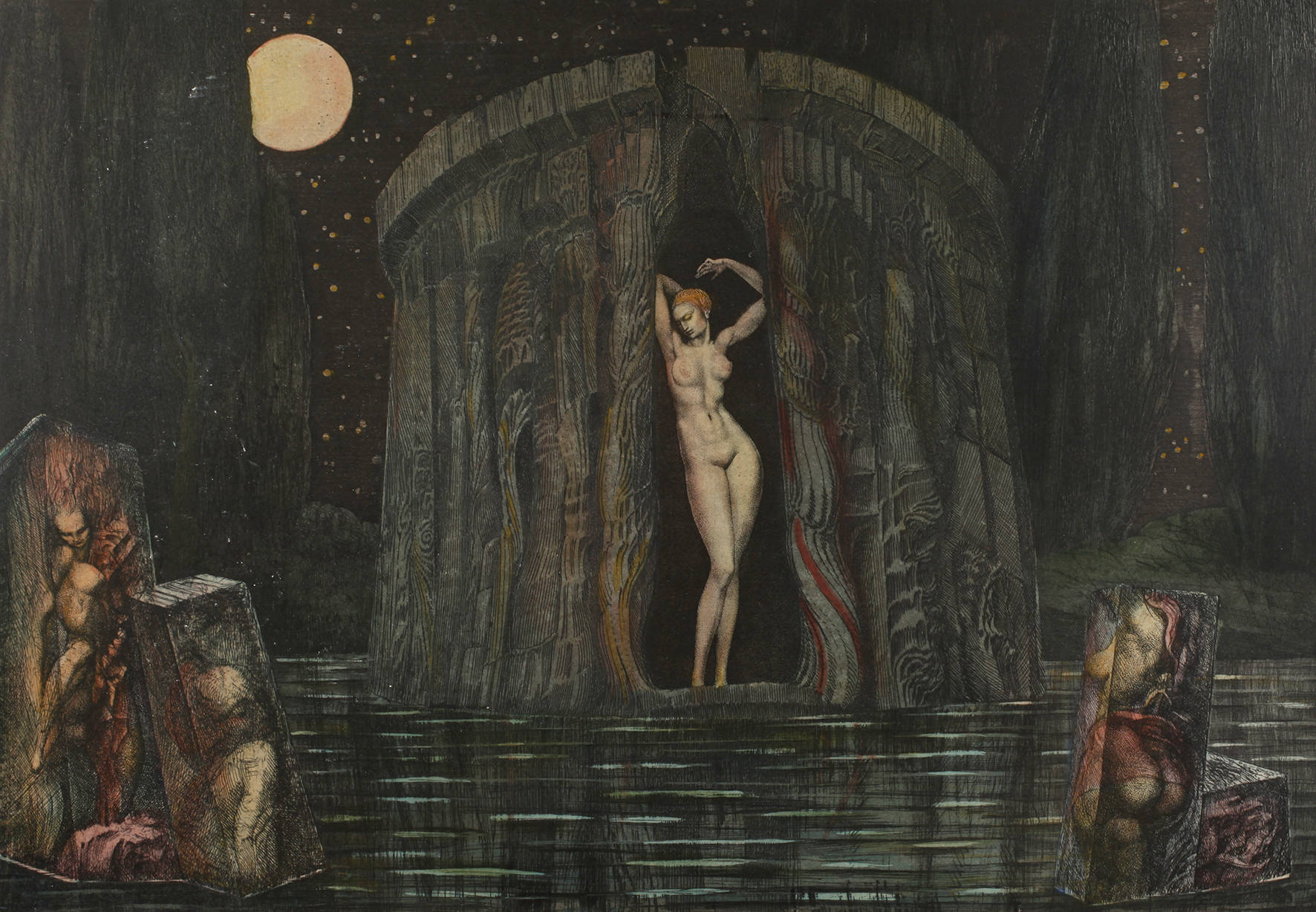 Prof. Ernst Fuchs, ”Die Geburt der Venus”