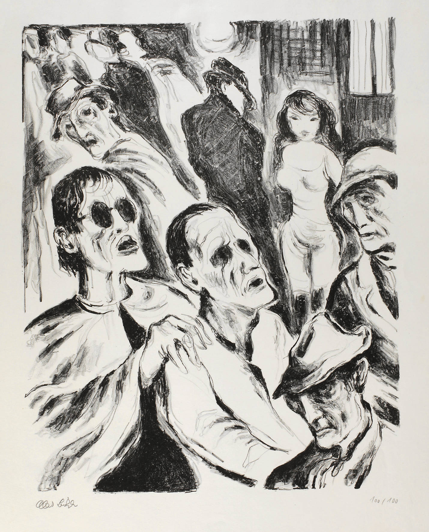 Prof. Albert Birkle, ”Die Blinden”