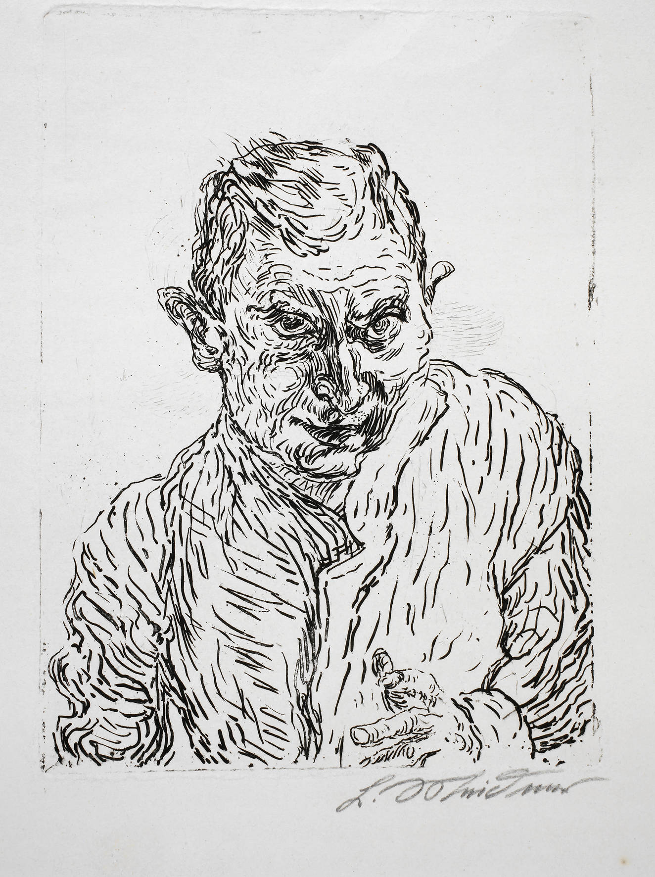 Ludwig Meidner, Selbstportrait