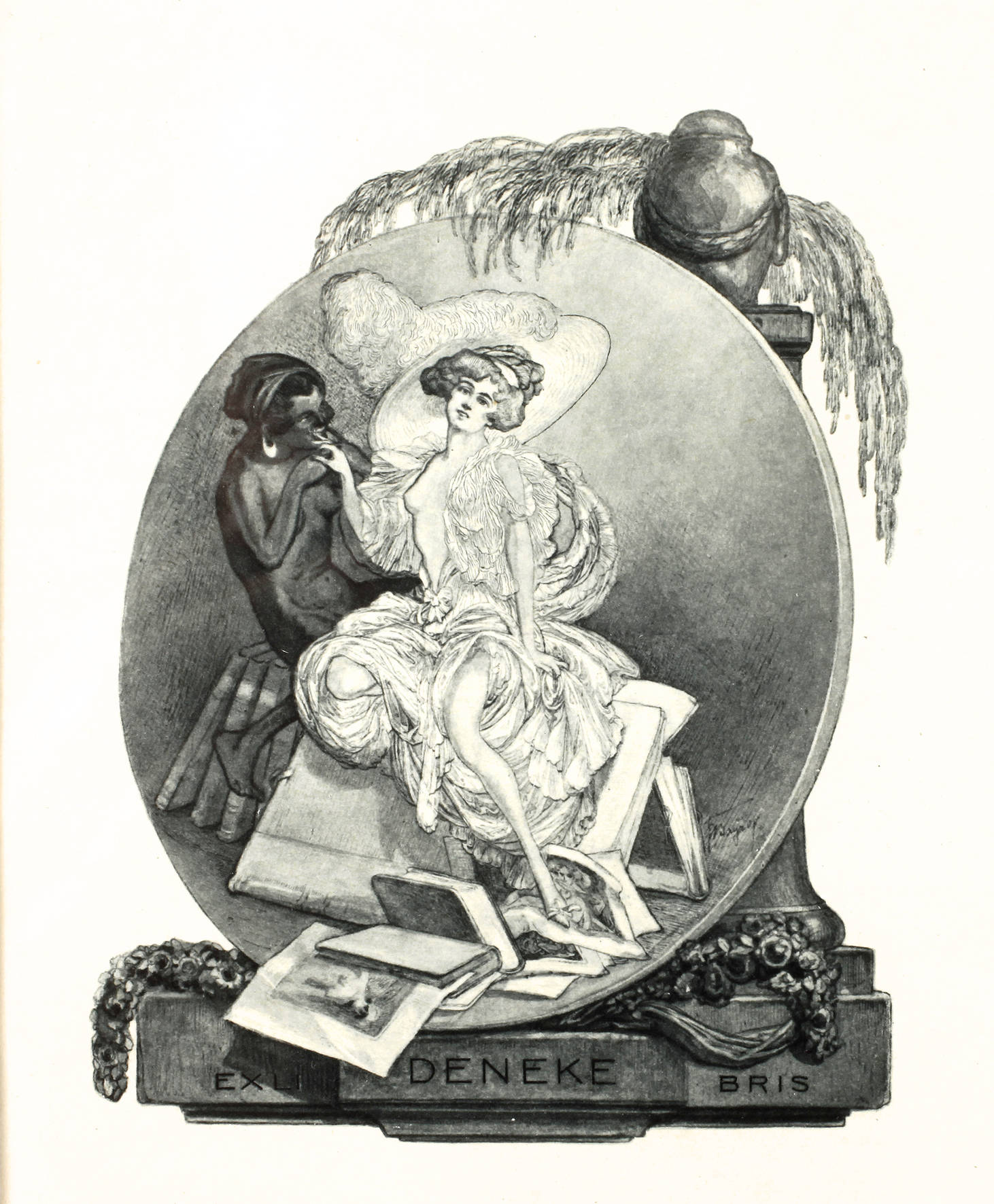Marquis Franz von Bayros, Exlibris Deneke